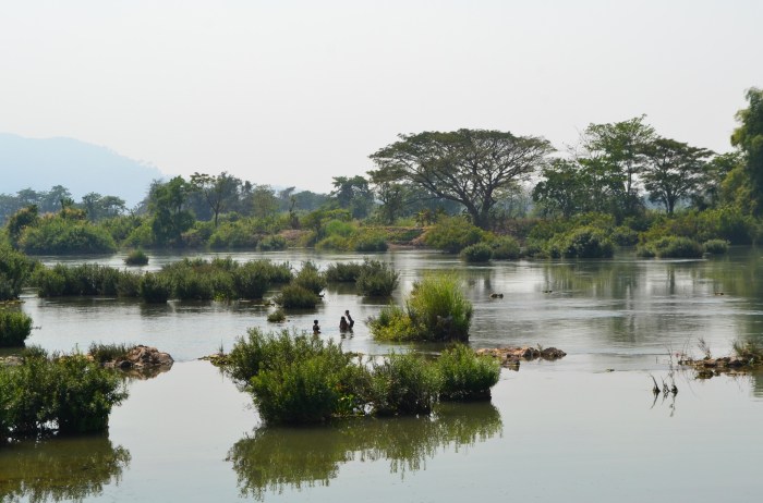 baño en el mekong