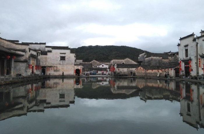 Hongcun pueblo más bonito China