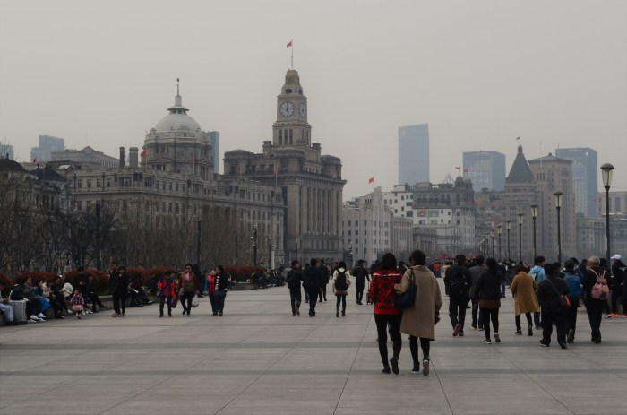 cómo llegar al bund de Shangai