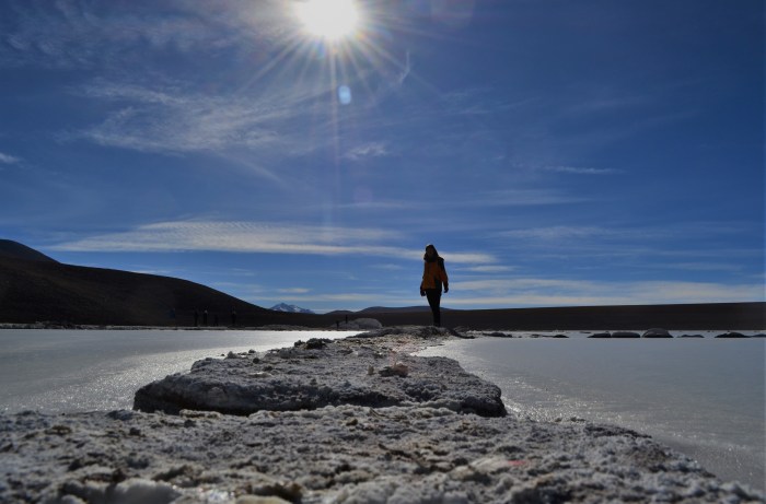 Laguna de sal en Uyuni