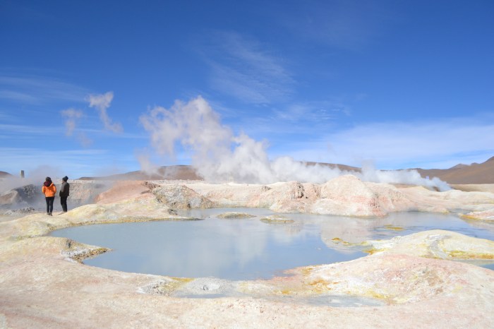 Geisers en el altiplano