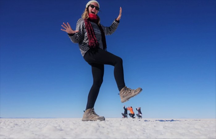 Gigante en el desierto de sal