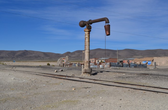 Pozo de agua en Uyuni