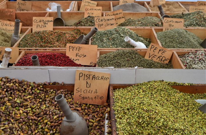Especias mercado Italia