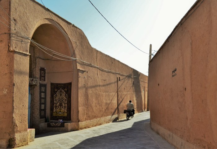 Yazd ciudad desierto Irán